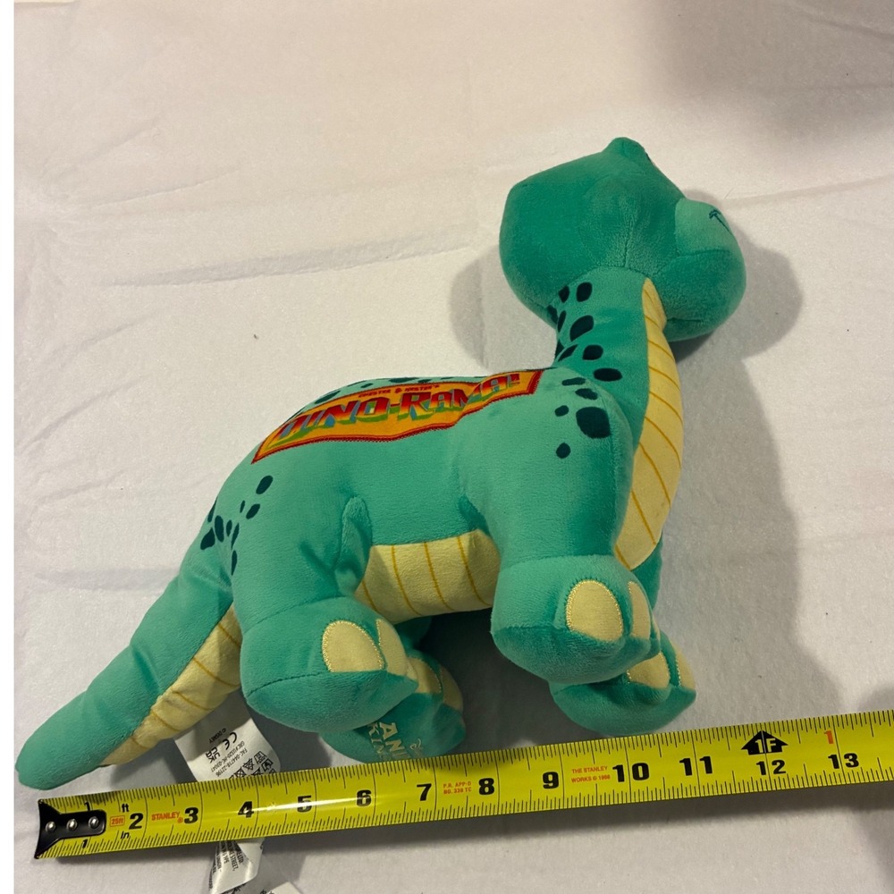 Disney Animal Kingdom Dino-Rama Teal Brontosaurus Dinosaur Plush 11 Inch